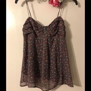 Spaghetti strap blouse